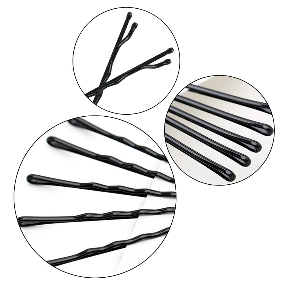 330 Pcs 2.2 Inch Black Bobby Pins, Set of Hairpins with Box, Premium Hair Pins for Kids, Girls and Women, Great for All Hair Types