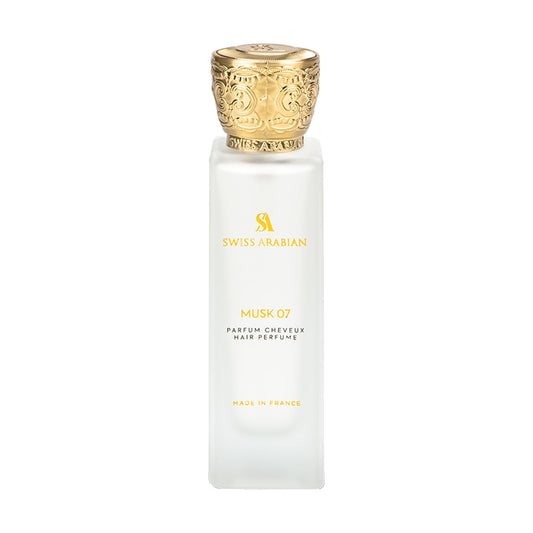Swiss Arabian Musk 07 Hair Perfume for Women - Long Lasting for Women - Warm Amber, Rose, Vanilla Perfume for Hair - 1.7 oz