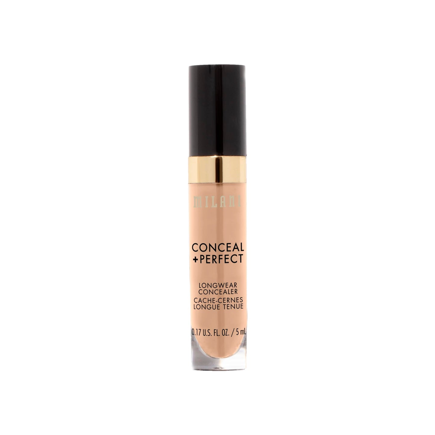 Milani Conceal + Perfect Longwear Concealer - Medium Beige (0.17 Fl. Oz.) Vegan, Cruelty-Free Liquid Concealer - Cover Dark Circles, Blemishes & Skin Imperfections for Long-Lasting Wear