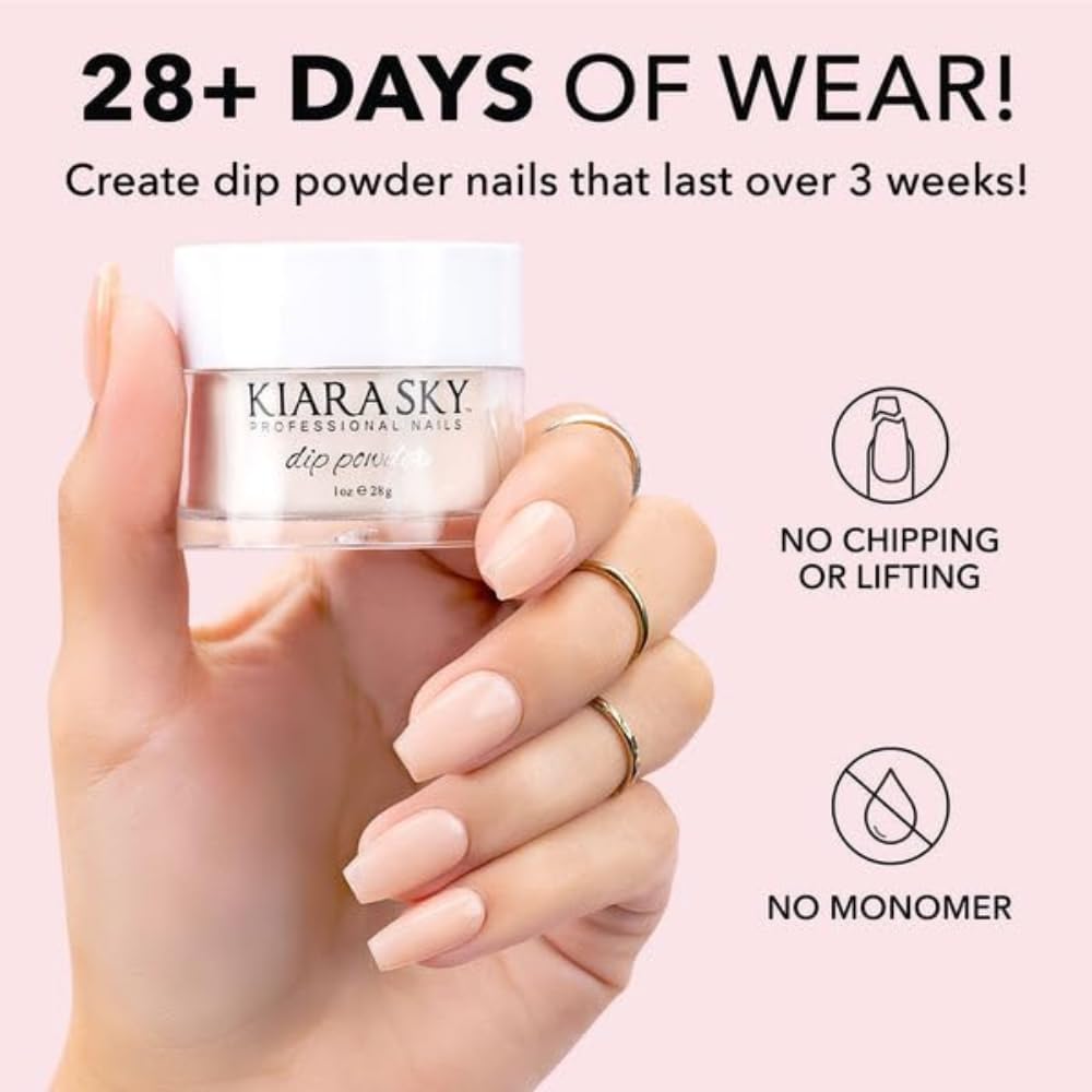 KIARA SKY Professional - Dip Manicure Nail Liquid Essentials - Long Lasting Nail Gel - Beauty Essentials Nail Design for Nail Art - Dip Liquids for Nails Repair Treatment 0.5 fl oz, Top Coat