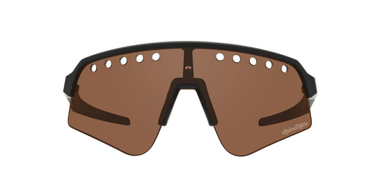 Oakley Men's OO9465 Sutro Lite Sweep Rectangular Sunglasses, TLD Matte Black/Prizm Tungsten, 39 mm