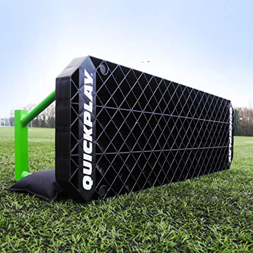 QUICKPLAY Replay Station Soccer Rebound Board - Portable Dual Surface Soccer Rebounder with Adjustable Angle - Soccer Training Equipment for Control, Passing Practice (Replay Station XL)