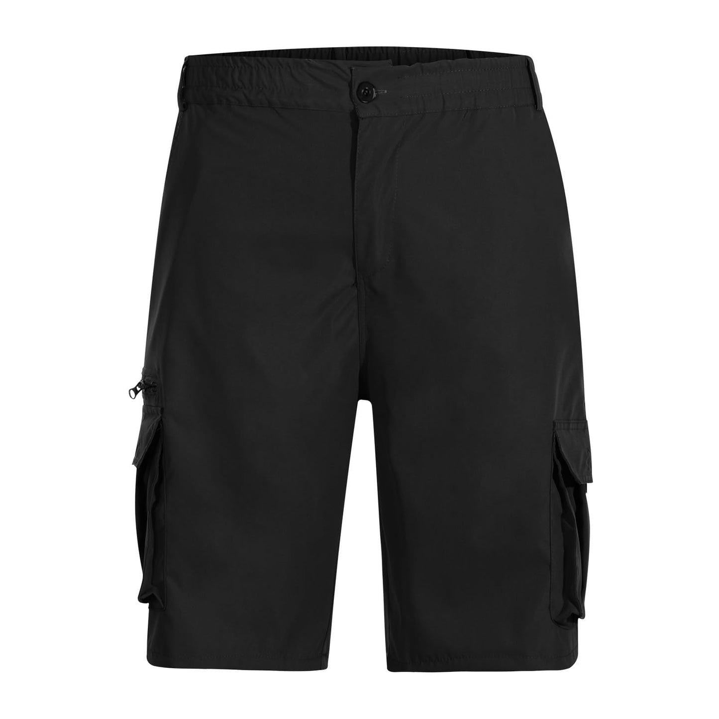 2024 Cargo Shorts for Men 2024 Elastic Waist Bermuda Shorts Lightweight Casual Outdoor Hiking Shorts with Multi Pockets White Cargo Shorts Men
