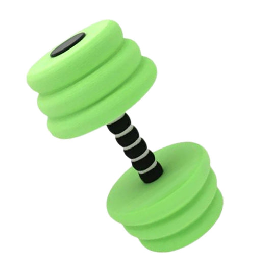 Aosekaa Aquatic Dumbbells Water Weight Workout Equipment Swimming Barbell EVA Water Aerobics Dumbbells for Men Adults Swimming Pool, Green