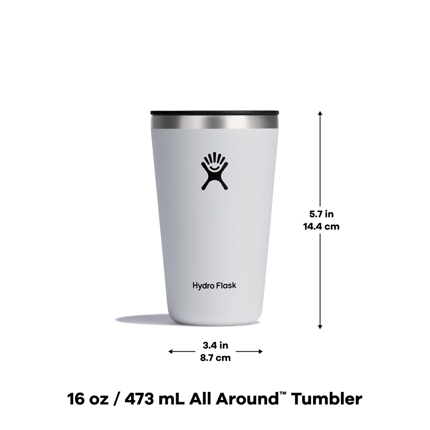 16 Oz All Around Tumbler Press-In Lid Oat