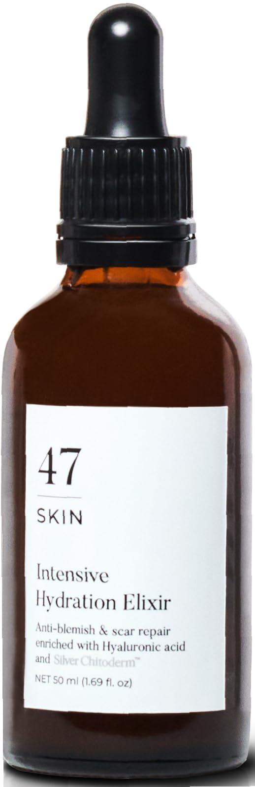 47 Skin Skin Elixir - Super Hydrating with Anti Blemish Spot Treatment Formula - Face Serum (3.38 Fl Oz)