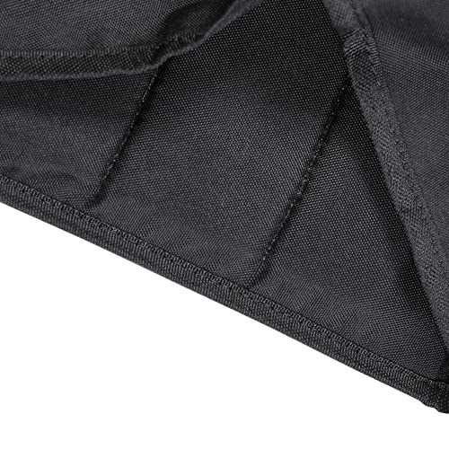 Gymreapers Hanging Ab Straps For Core Strength and Abdominal Training - Padded Adjustable Arm Supports For Bodyweight Exercises (Black)