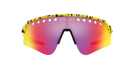 Oakley Men's OO9465 Sutro Lite Sweep Rectangular Sunglasses, TDF Splatter/Prizm Road, 39 mm