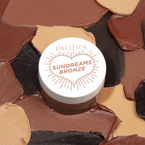 Pacifica Bronzer – Sun Dreams Matte Bronzing Cream Highlighter, Hydrating & Buildable Contour with Floral Extracts, Talc-Free, Vegan & Cruelty-Free, 1 oz (Shade Sandy Kiss)