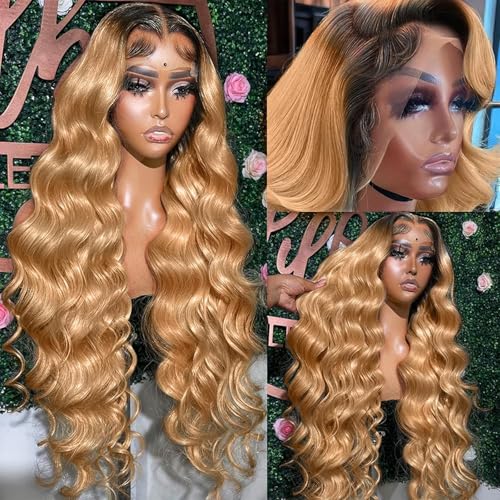 200% Density Orange Ginger Lace Front Wigs Human Hair 13X4 HD Transparent Lace Front Wigs Human Hair Pre Plucked with Baby Hair Chestnut Brown #33 Human Hair Wigs For Women Glueless Wigs Human Hair