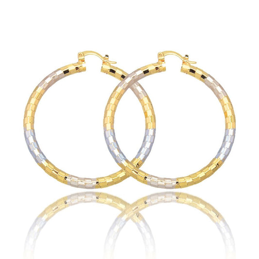18K Gold Plated Hoop Earrings for women Trendy Twisted Huggie Hoops Earrings Lightweight Large Chunky Earrings 925 Sterling Silver Boho Jewelry for Teen Girls Gift (style 22)