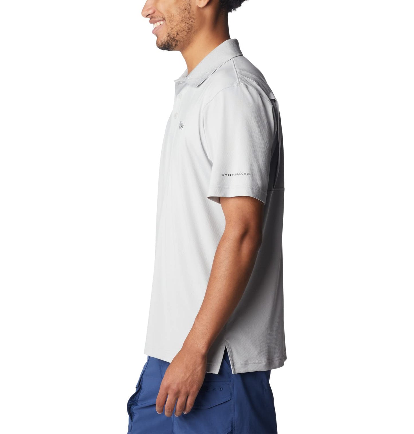 Columbia Men's PFG Skiff Cast Polo Shirt, Breathable, UV Protection