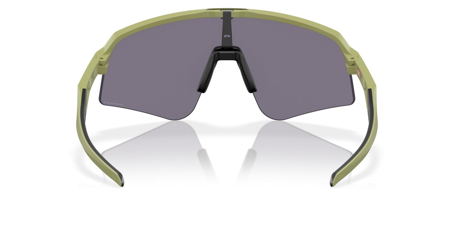 Oakley Men's Oo9465 Sutro Lite Sweep Rectangular Sunglasses, Matte Fern/Prizm Grey, 39 mm