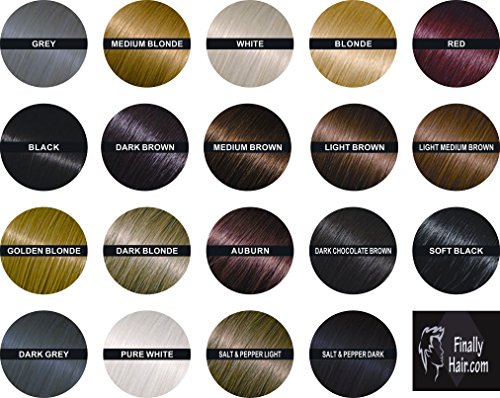 Hair Building Fibers White Hair Loss Concealer Fiber 28 Gram .99oz Refillable Bottle by Finally Hair (Off White)