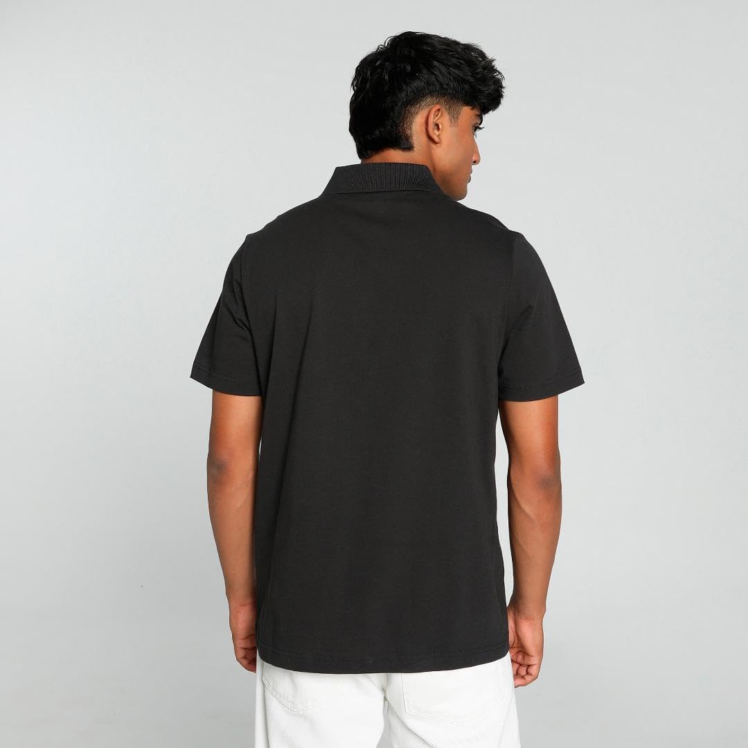 PUMA Men's Mercedes AMG Pertronas Essentials Polo, Black