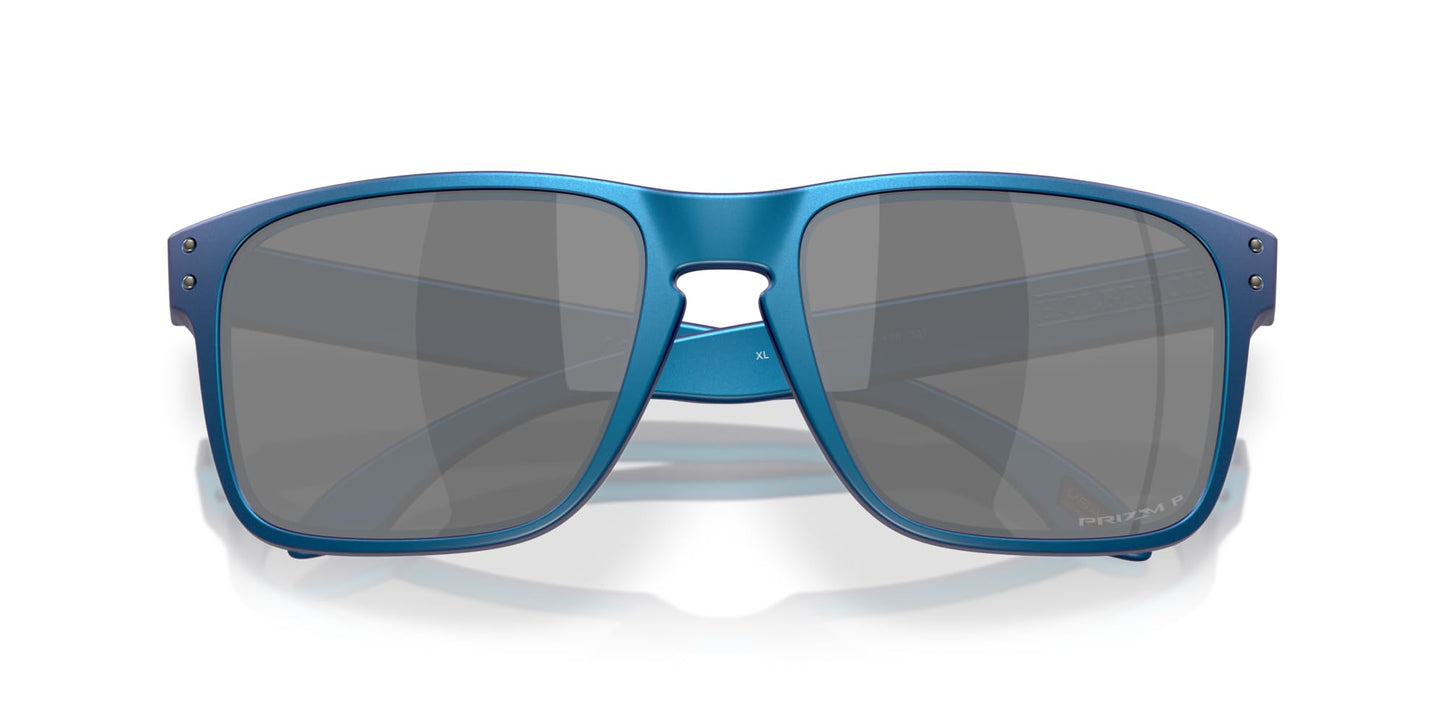 Oakley Men's OO9417 Holbrook XL Square Sunglasses, Matte Cyan/Blue Colorshift/Prizm Black Polarized, 59 mm