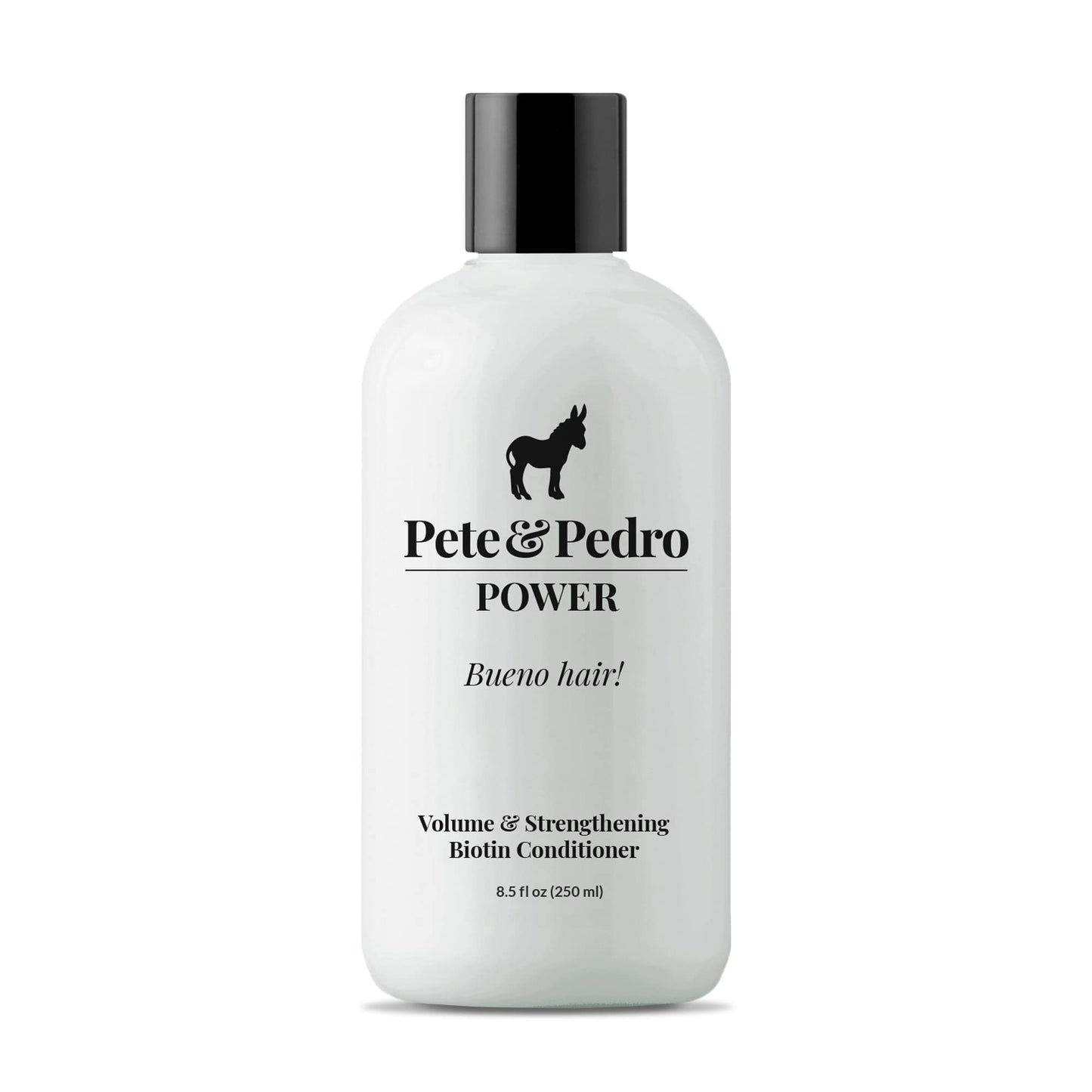 Pete & Pedro POWER CONDITIONER - Volume & Strengthening Biotin Daily Conditioner For Men With Fine or Thinning Hair | All Hair Types, Helps Make Fuller, Thicker, & Healthier | Shark Tank, 8.5 oz.