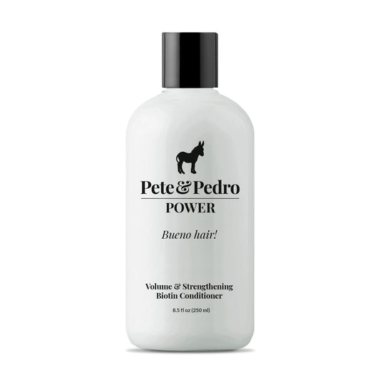 Pete & Pedro POWER CONDITIONER - Volume & Strengthening Biotin Daily Conditioner For Men With Fine or Thinning Hair | All Hair Types, Helps Make Fuller, Thicker, & Healthier | Shark Tank, 8.5 oz.