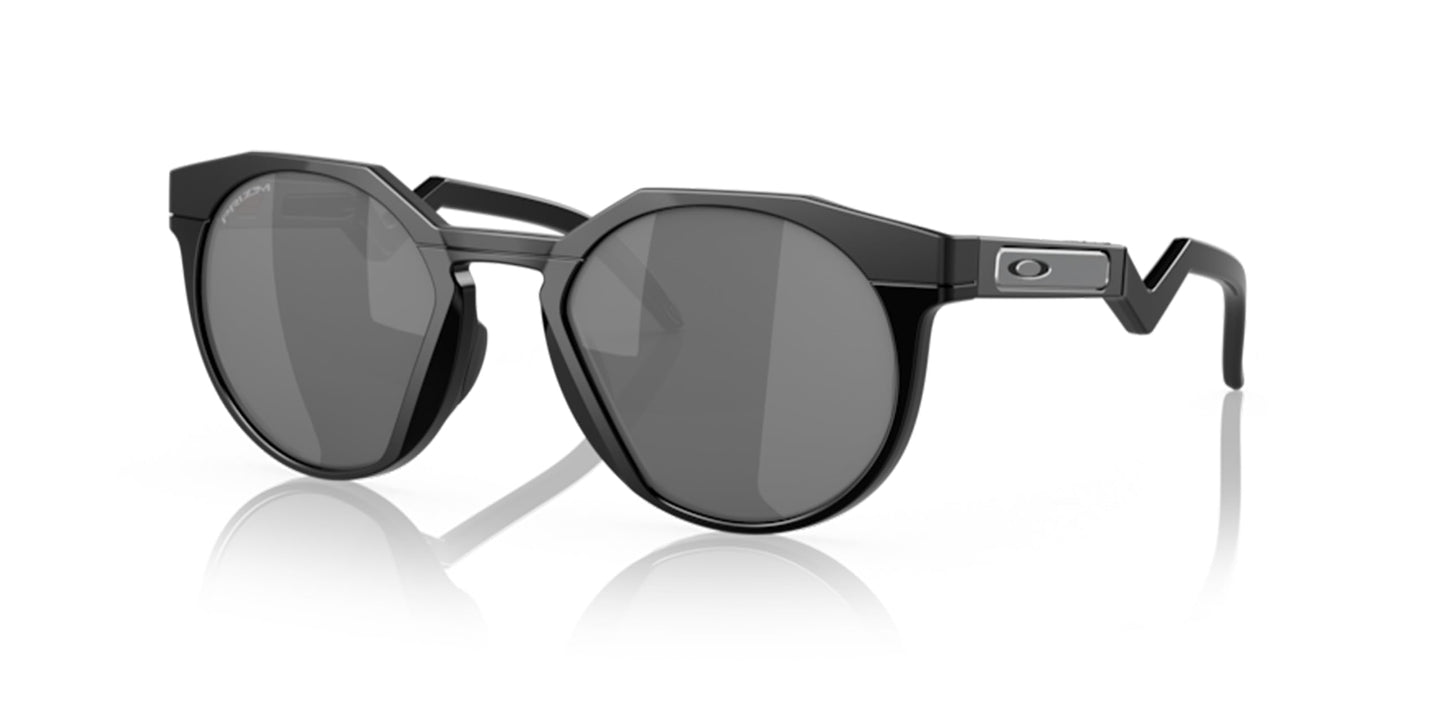 Oakley OO9242 924201 52MM Matte Black/Prizm Black Round Sunglasses for Men + BUNDLE With Designer iWear Complimentary Eyewear Kit