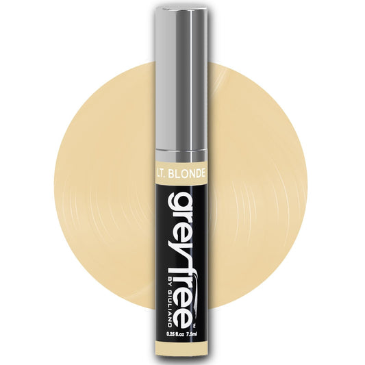 Greyfree Instant Root Touch Up Hair Mascara Light-Blonde Temporary Gray Roots Concealer Not for concealing dark regrowth 100% gray root coverage