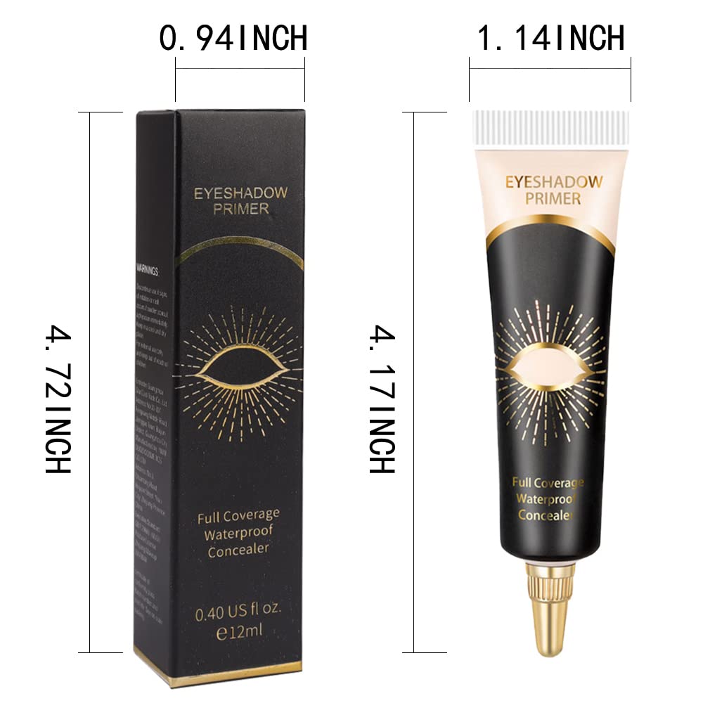 12ML eyeshadow base cream base for eyeshadow concealer Ivory eyeliner cream concealer eye base for eyeshadow (01)