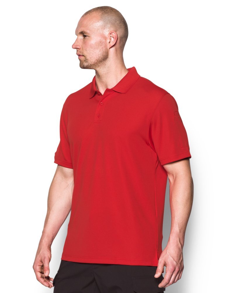 Under Armour Men's UA Tactical Performance Polo LG Red