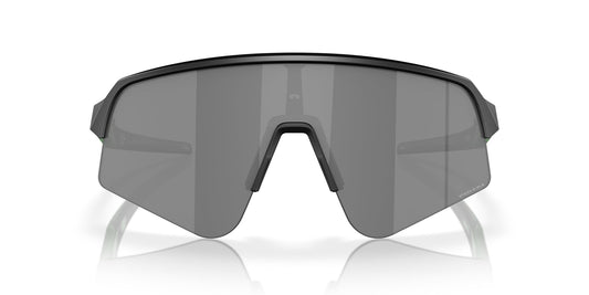 Oakley Men's OO9465 Sutro Lite Sweep Rectangular Sunglasses, Matte Black/Transparent Jade/Prizm Black, 39 mm