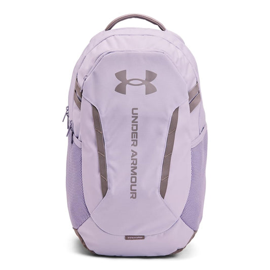Under Armour Unisex-Adult Hustle 6.0 Backpack, (535) Salt Purple/Salt Purple/Tetra Gray, One Size Fits Most