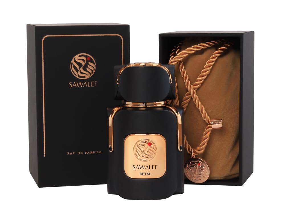 RETAL, Eau de Parfum 80 mL from the SAWALEF Boutique Range | Unisex Sweet Floral Niche Release | Long Lasting with Intense Sillage | Cologne for Men and Perfume for Women | by Swiss Arabian Oud