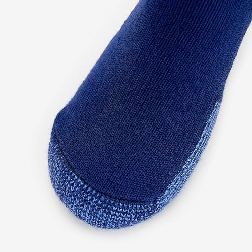 thorlos unisex adult Jmx Max Cushion Ankle Running Socks, Navy, Large US