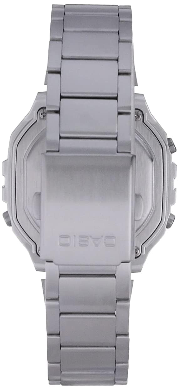 Casio Men's Quartz Sport Watch with Resin Strap, Silver, 28 (Model: W-218HD-1AVCF)