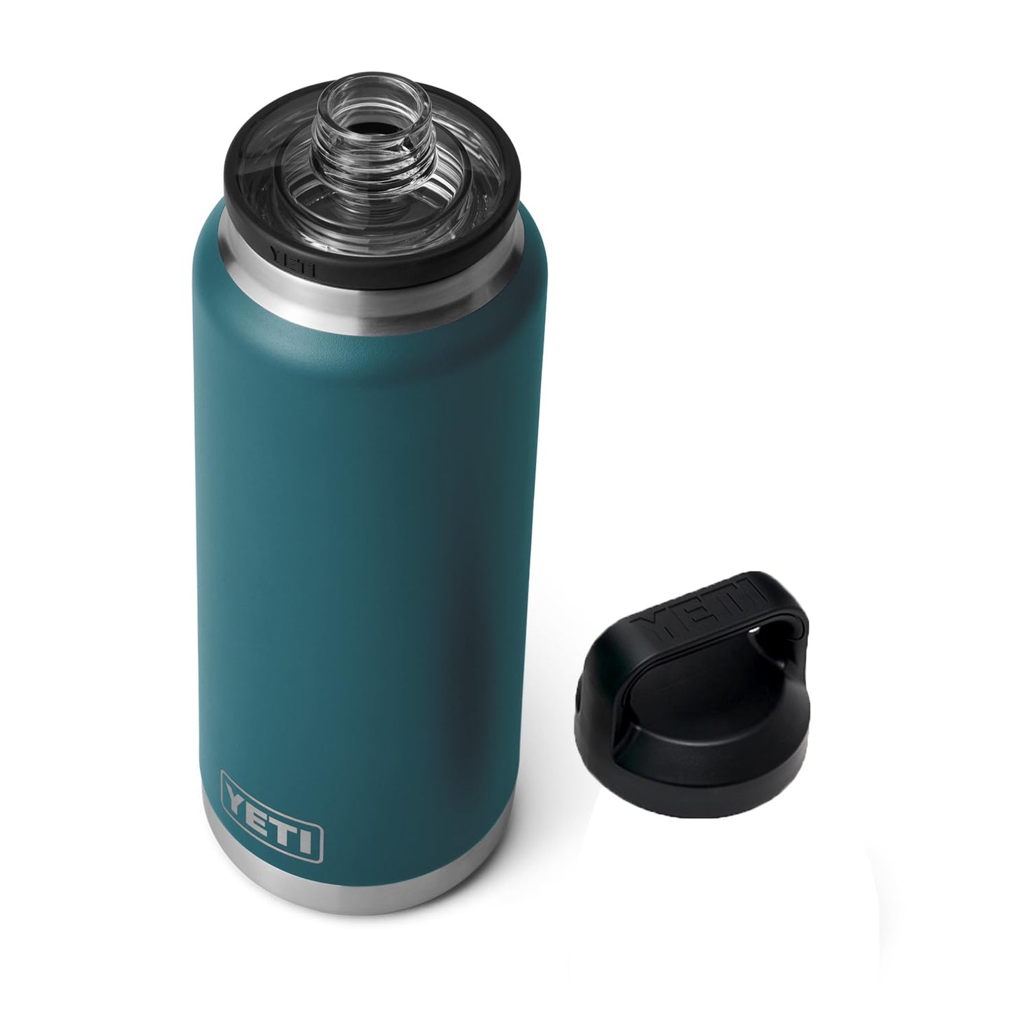 YETI Rambler 36 oz Bottle, Vacuum Insulated, Stainless Steel with Chug Cap, Agave Teal