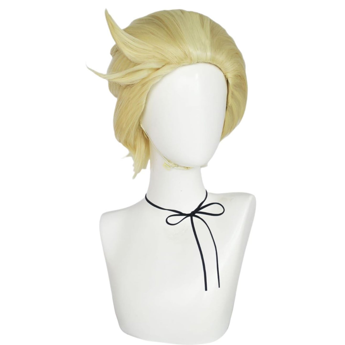 Soyusunny Short Cosplay Wig Costume Halloween Wigs for Men Adult (Blonde Short)