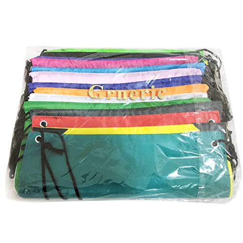 Grneric Drawstring Backpack Bulk 42 Pcs String Backpack Drawstring Bags Cinch Bag Sackpack for Men Women Gym (Red)