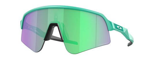 Oakley Men's Oo9465 Sutro Lite Sweep Rectangular Sunglasses, Matte Celeste/Prizm Road Jade, 39 mm
