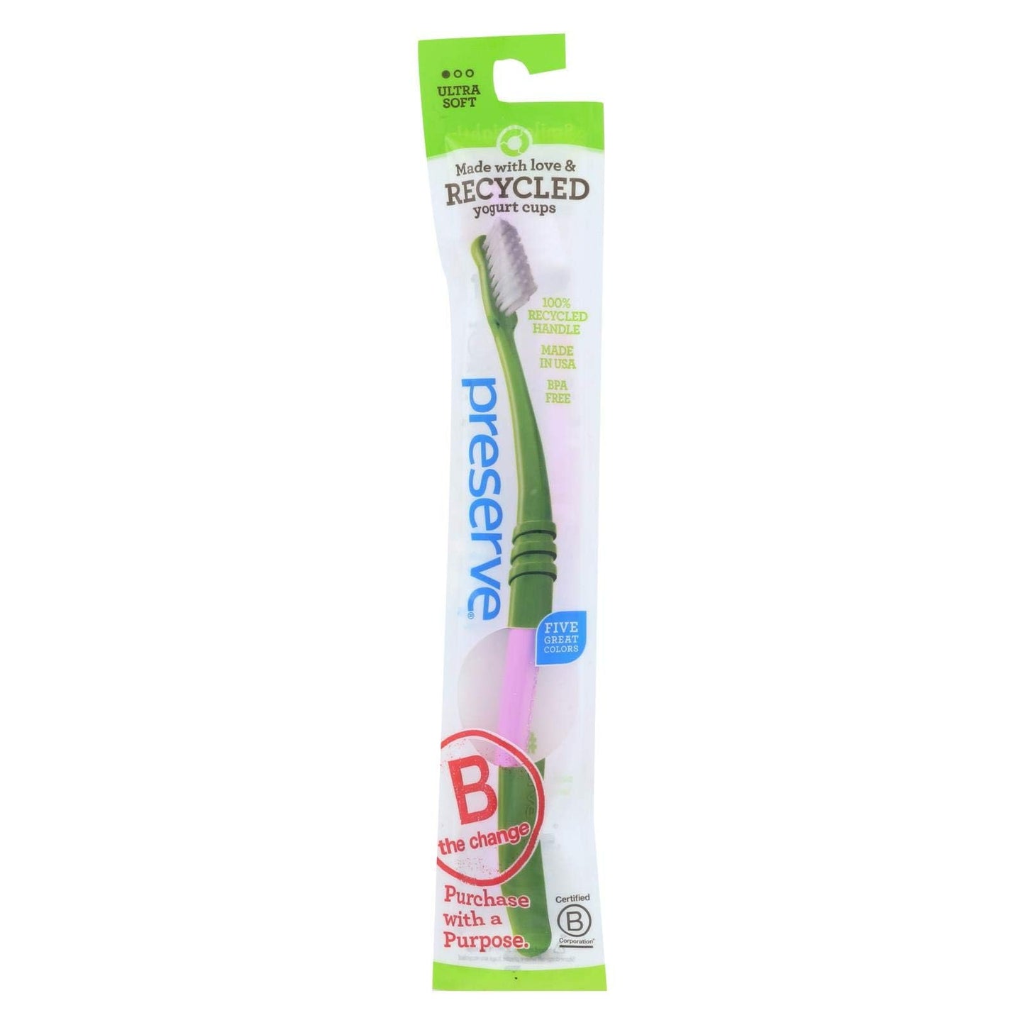 Preserve Adult Toothbrush Mail-Order, Battery Powered, Unisex