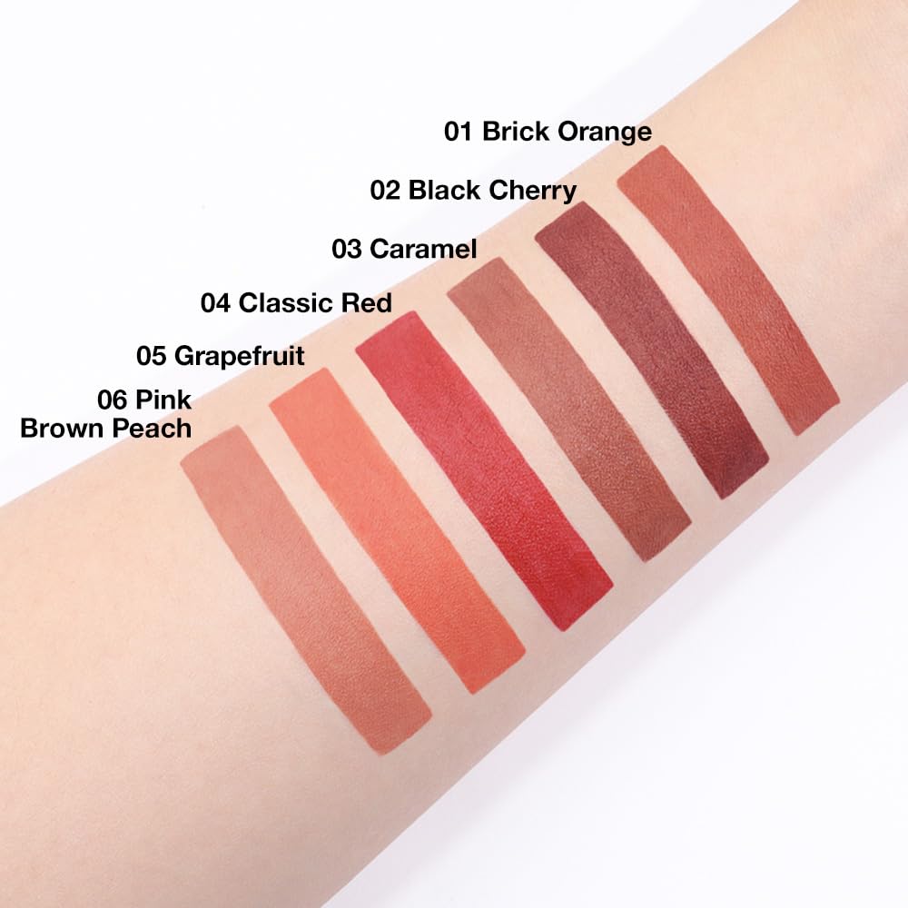FeiCuiYun Retractable Lipliner Pencil Waterproof Makeup for Lip Liner and Eye Liner, Smooth and Creamy, Long Lasting Matte Finish, Vegan Beauty, Matte Velvet Pigmented Lip Liner (02#Cherry Red, 1)