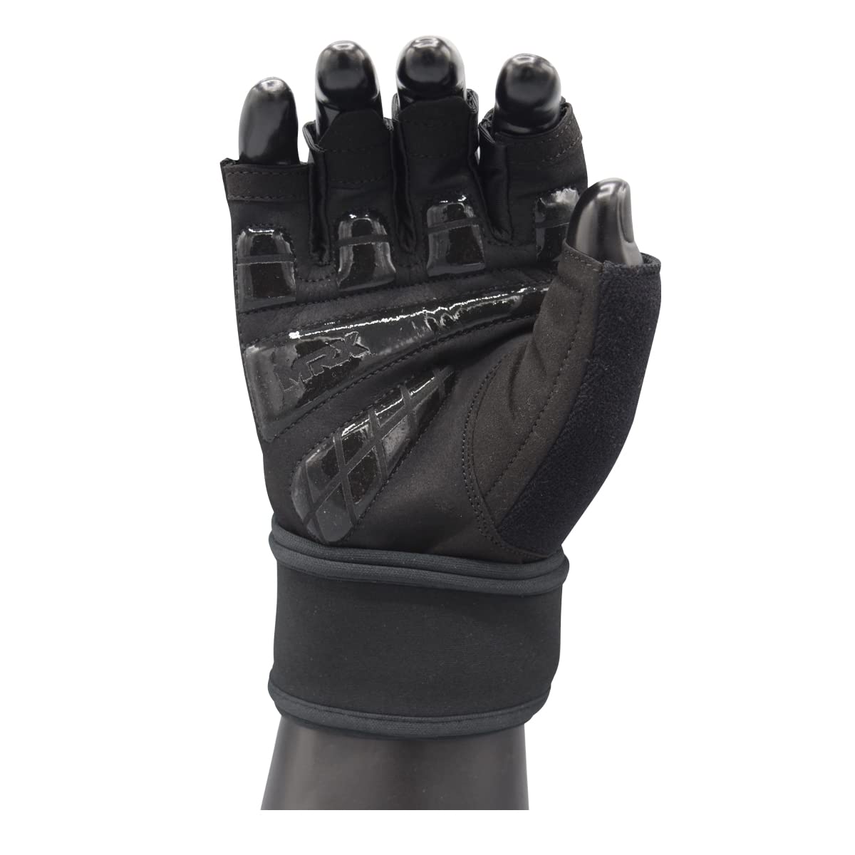 MRX Weightlifting Gloves for Men Workout Gloves Mens Wrist Support Lifting Gloves Male Gym Gloves | Workout Gym Accessories for Men Weight Lifting Fingerless Gym Exercise for Powerlifting