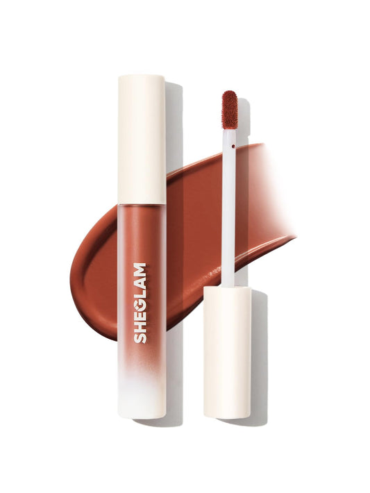 SHEGLAM Matte Allure Liquid Lipstick Long Lasting High Pigment Lipstick Nourishing Sunflower Oil Reduce Lip Care-Sweet Poison