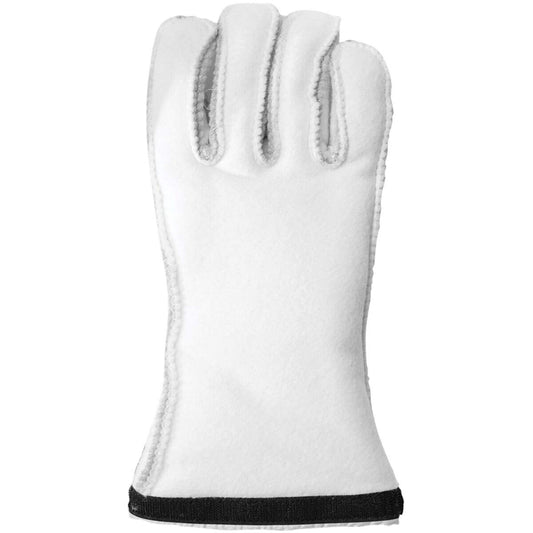 Hestra Unisex Heli Ski Liner 5-Finger I Insulated Glove Liner - Off White - 13