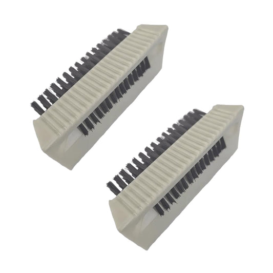 2PCS Nail Brush Surgical Scrub Brushes Two-Sided Stiff Hand and Nail Brush Non-Disposable Sterile Hand Scrubber with Nail Cleaner Hand and Nail Cleaning Brush Fingernail Brushes Nail Scrub Brushes