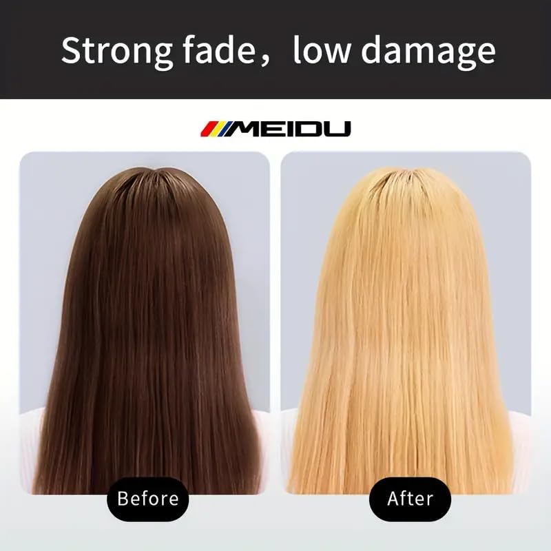 Hair Bleach 500g / 17.41oz, Large Capacity Salon Grade Bleach for Hair, Mild Bleach Powder Quickly Remove Hair Color, Refreshing Create Fashionable Styling