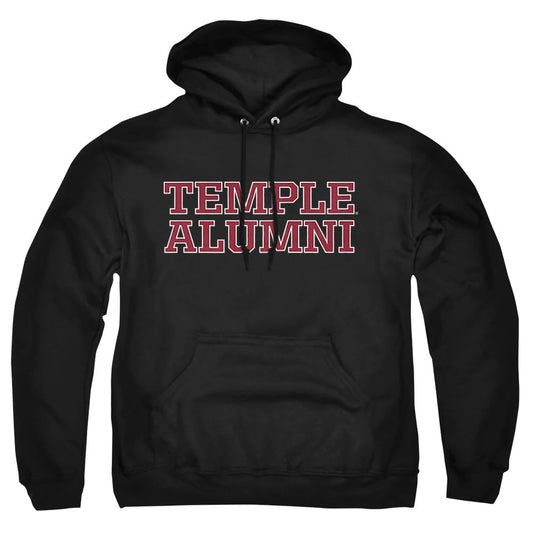 Temple University Official Alumni Unisex Adult Pull-Over Hoodie,Black, Large