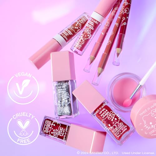 wet n wild Hello Kitty 3-Piece Lip Liner Pencil Set, Lip Defining Silky Smooth Formula, Highly Pigmented Long-Wearing Finish, Cruelty-Free & Vegan