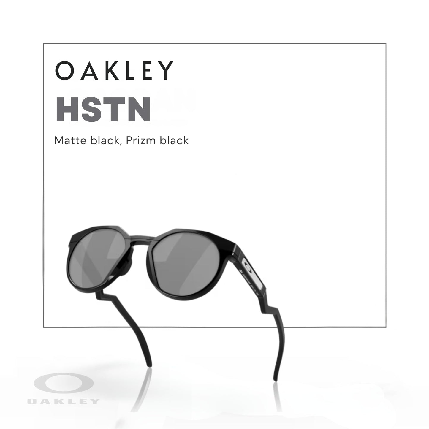 Oakley OO9242 924201 52MM Matte Black/Prizm Black Round Sunglasses for Men + BUNDLE With Designer iWear Complimentary Eyewear Kit