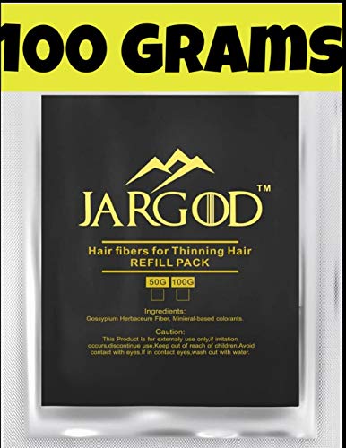 Hair Building Fibers 100 Gram - Refill Your Existing Fiber Bottle - Hair Fibers - Hair Loss Concealer For Thinning Hair by JARGOD (Light Blonde)