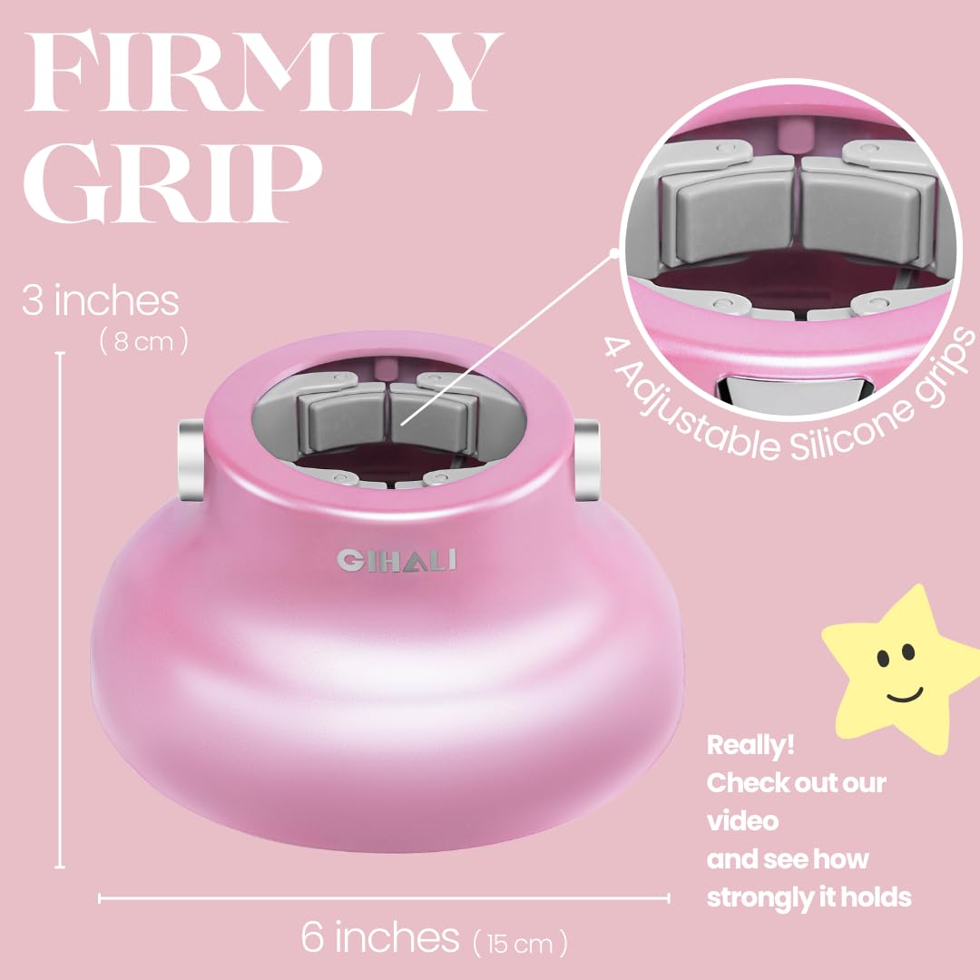 GIHALI Universal Hair Diffuser “Super Sturdy” 1.7 Inch to 2.6 Inch for Natural Curly and Wavy Hair, Hair Dryer Attachment (White 2 Aroma Upgrade)