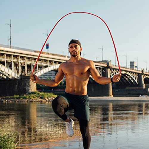 veimia Flow Rope for Fitness High Performance Double Woven Workout Rope Adjustable Flow Jump Rope for Men Women Training Indoor Outdoor Cardio Exercise Rope for beginner