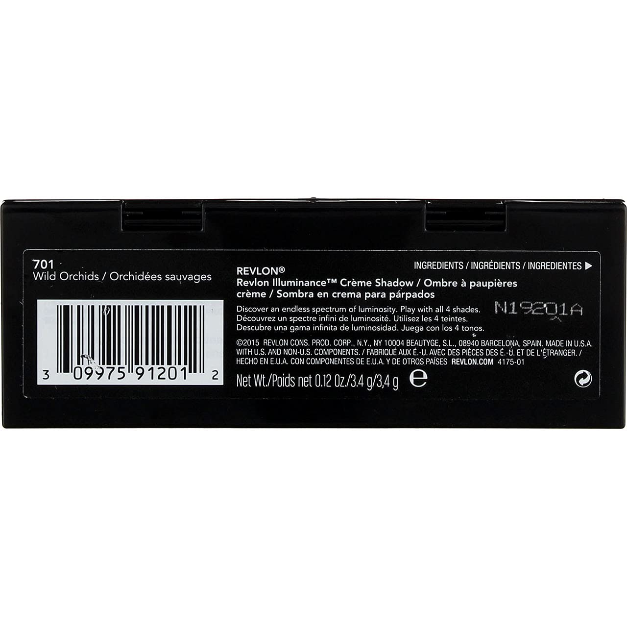 Revlon Crème Eyeshadow Palette, Illuminance Eye Makeup with Crease- Resistant Ingredients, Creamy Pigmented in Blendable Matte & Shimmer Finishes, 701 Wild Orchids, 0.12 Oz