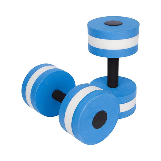Water Dumbbells, Set of 2 Aquatic Exercise Dumbell, Water Aerobic Exercise Foam Dumbbells Pool Resistance for Men Women Weight Loss Water Sports Fitness Tool (Sky Blue)